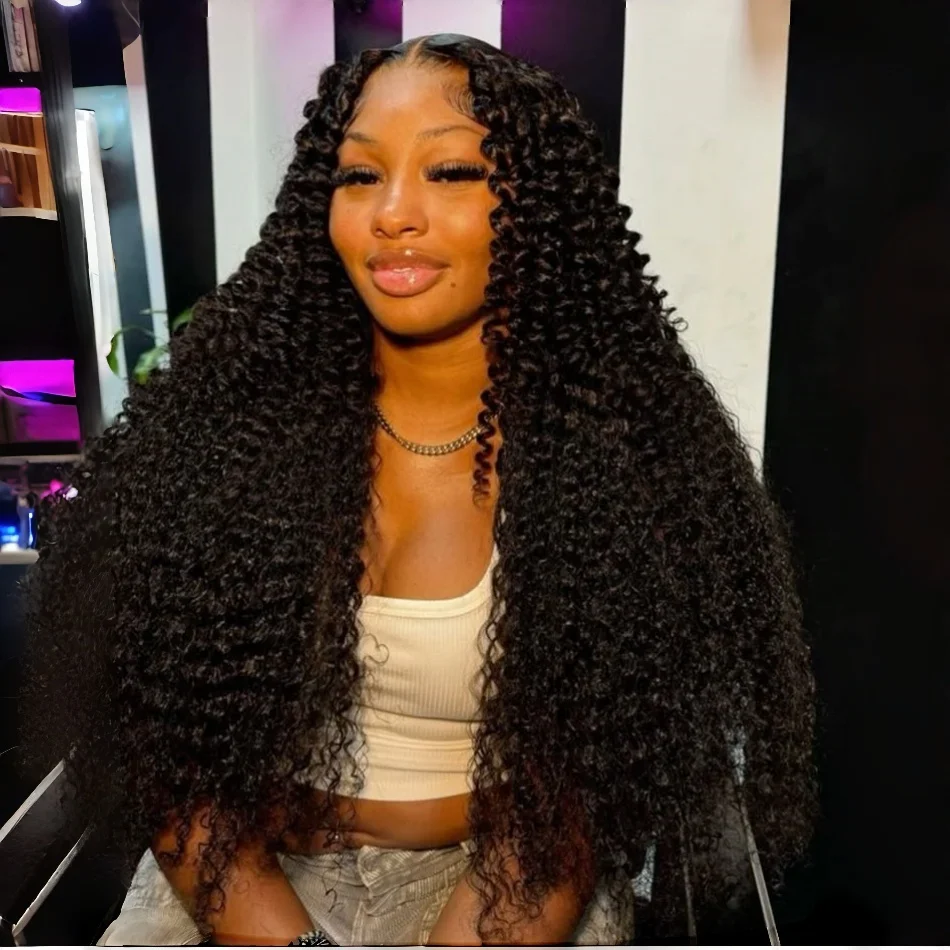 

Curly Crochet Human Hair Deep Wave Crochet Hair Pre Separated Knotless Water Wave Bundles Human Hair Extensions For Women