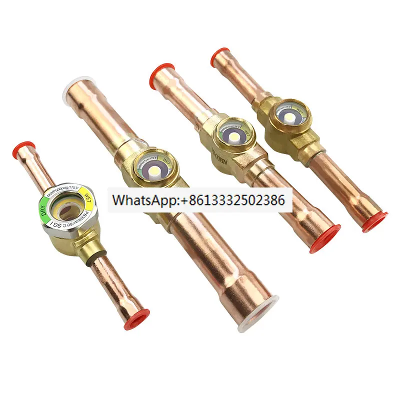 

Central air conditioning refrigerant return oil pipeline observation mirror cold storage refrigerant unit accessories