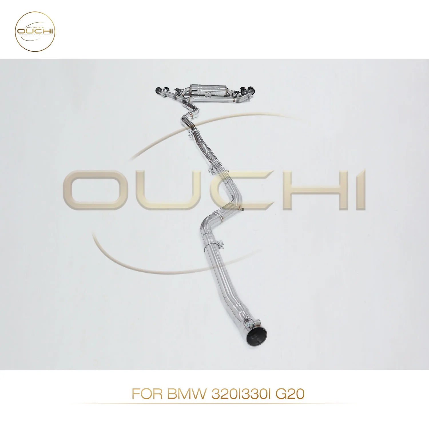 

OUCHI Factory Direct Sales Catback For BMW 320i 330i G20 Stainless Steel Exhaust System With Electronic Valves Tips Car Parts