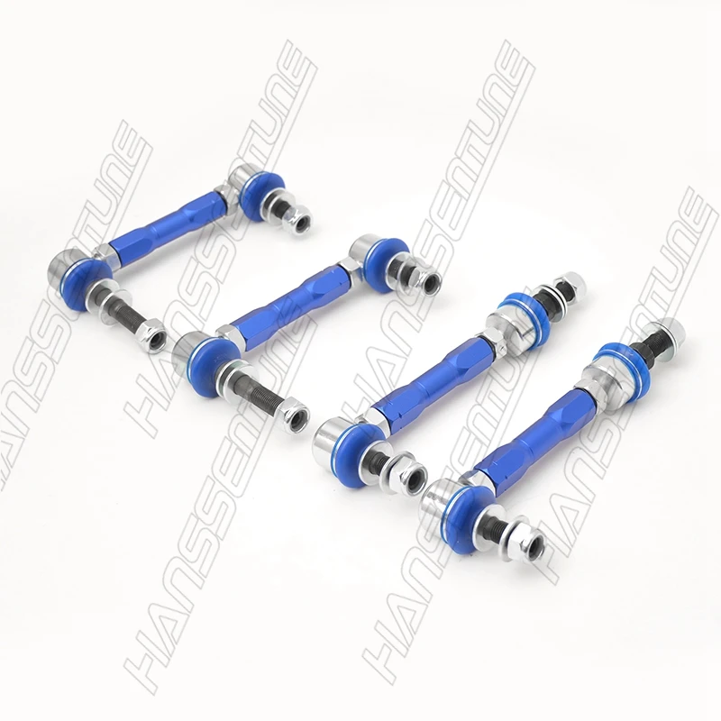 Hanssentune 4X4 Car Adjustable Anti-roll Sway Bar Front & Rear Stabilizer Link Kit For FJ Cruiser / LC120 / LC150