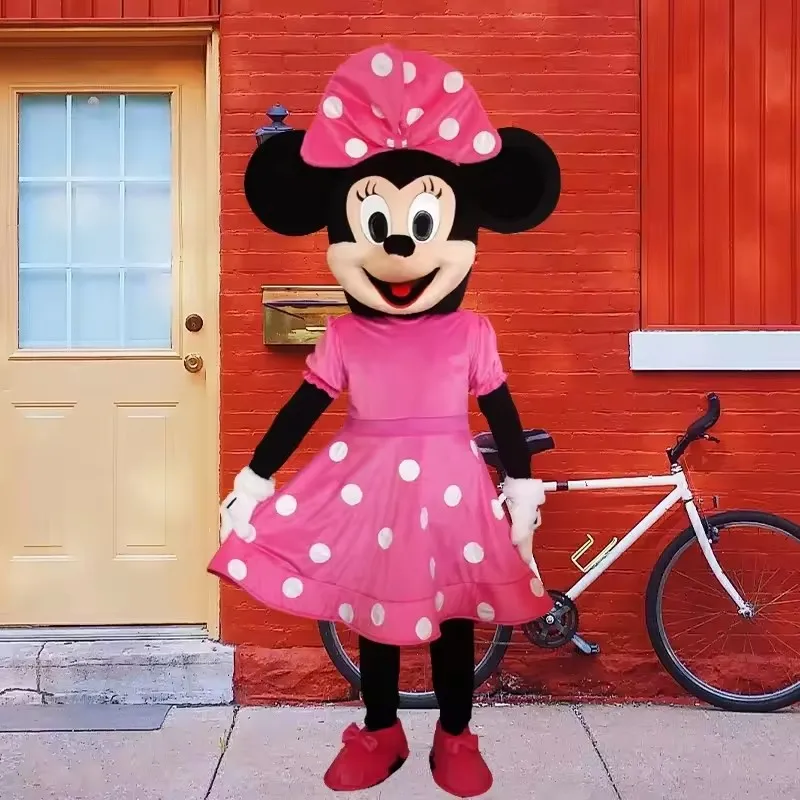 مينيسو ميكي ميني ماوس تأثيري التميمة مجموعة ديزني الكلاسيكية شخصية كرتونية هالوين عيد الميلاد الحدث حفلة الكبار تأثيريSui