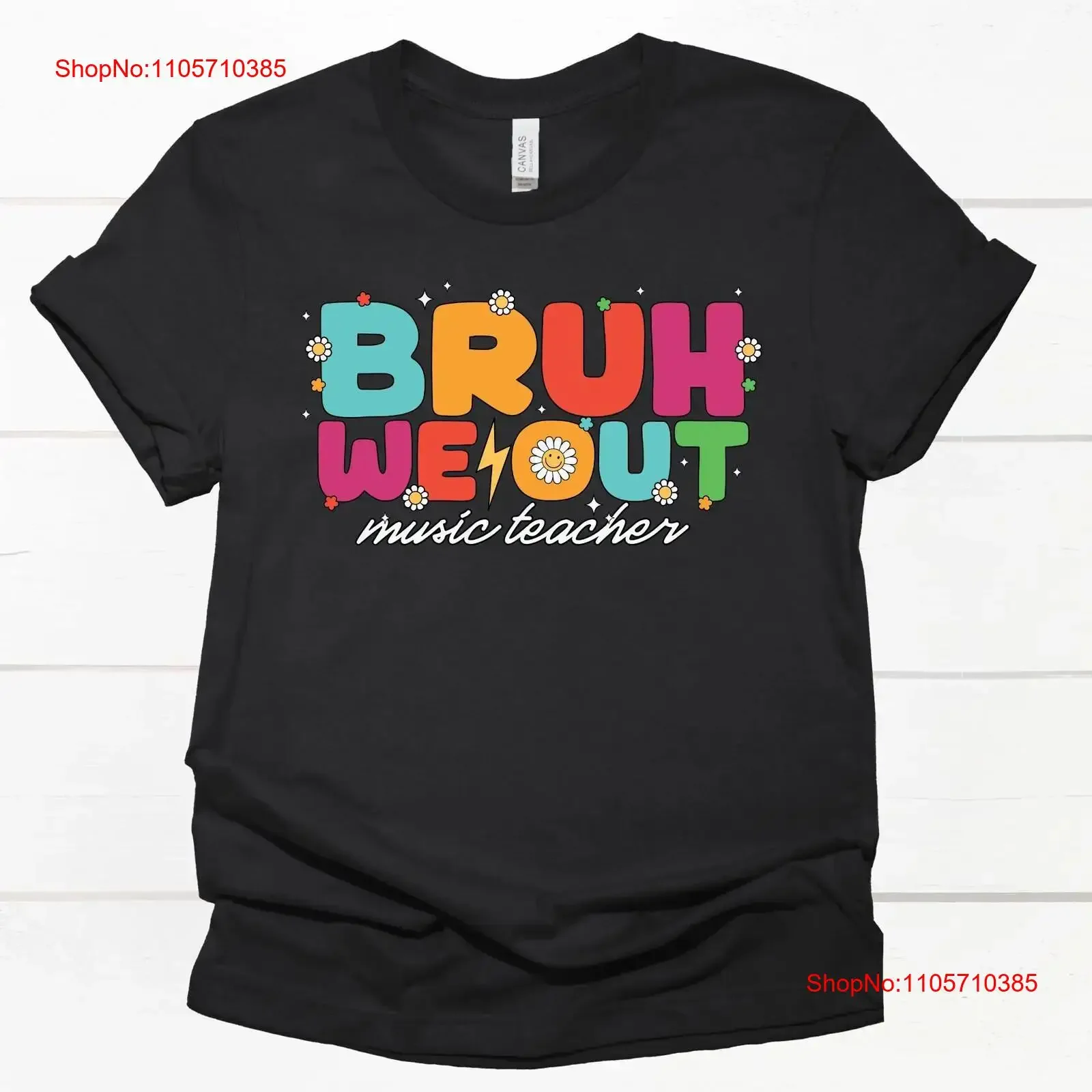 Music Teacher T Shirt Musician Funny Band Instructor Lover Apparel Appreciation vintage Washed Soft Casual homme graphic