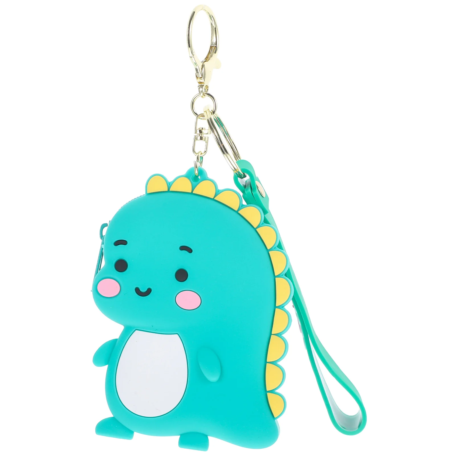

Silicone Dinosaur Keychain Small Purse Cartoon Animal Coin Wallet Zipper Tiny Bag Key Chain Small Purses Wallets Change