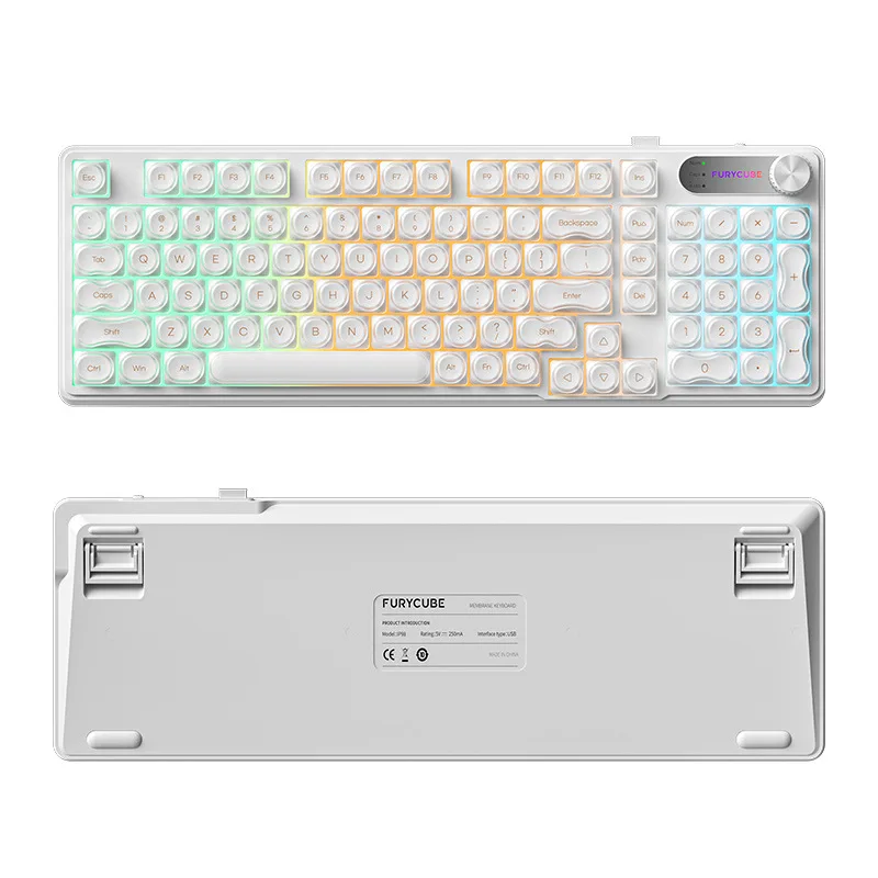 

Механическая клавиатура IP98 Foundation Keycap с проводным подключением, бесшумная, высококачественная, для ноутбука