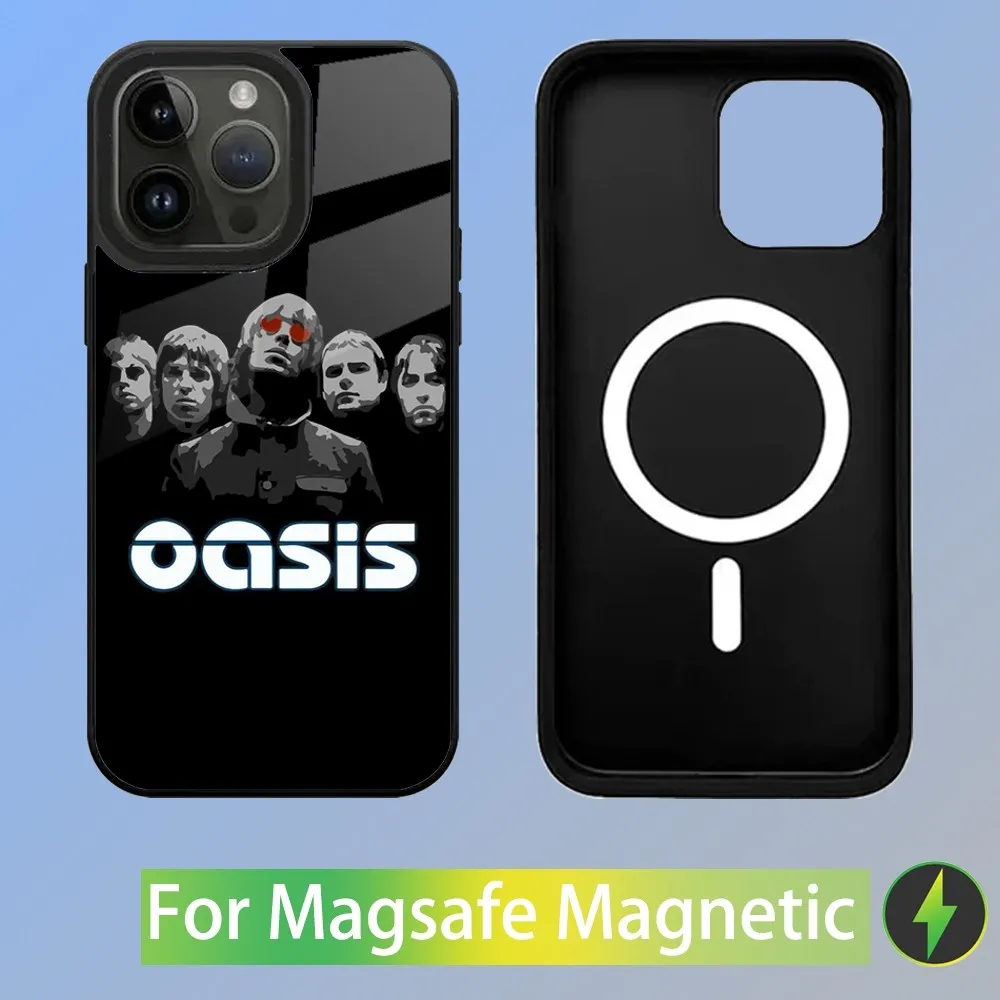 Band O-Oasis Phone Case For iPhone 15,14,13,12,11,Plus,Pro,Max Mini Magsafe Magnetic Wireless Charging