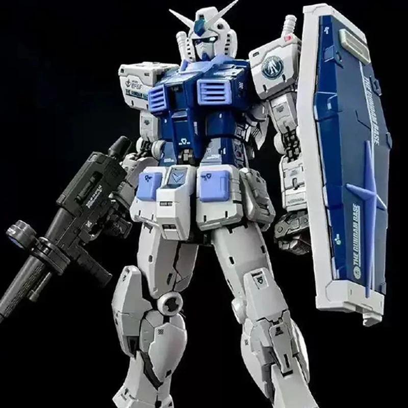 Rg modelo 5501 Rx-78-2 Ver 2,0 modelo de ensamblaje 1/144 figura de acción Rx-78-2 estatua Base modelo colección habitación decoración escritorio juguetes regalo