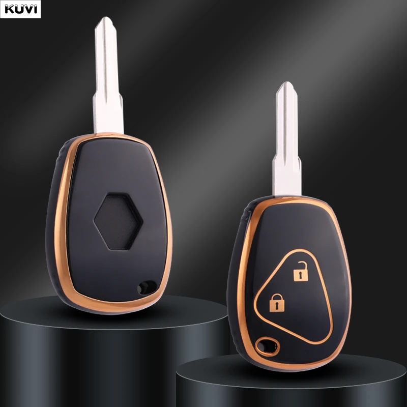 TPU Car Key Case Cover Shell Fob For Renault Kangoo DACIA Scenic Megane Sandero Captur Twingo Modus for Nissan terrano Almera