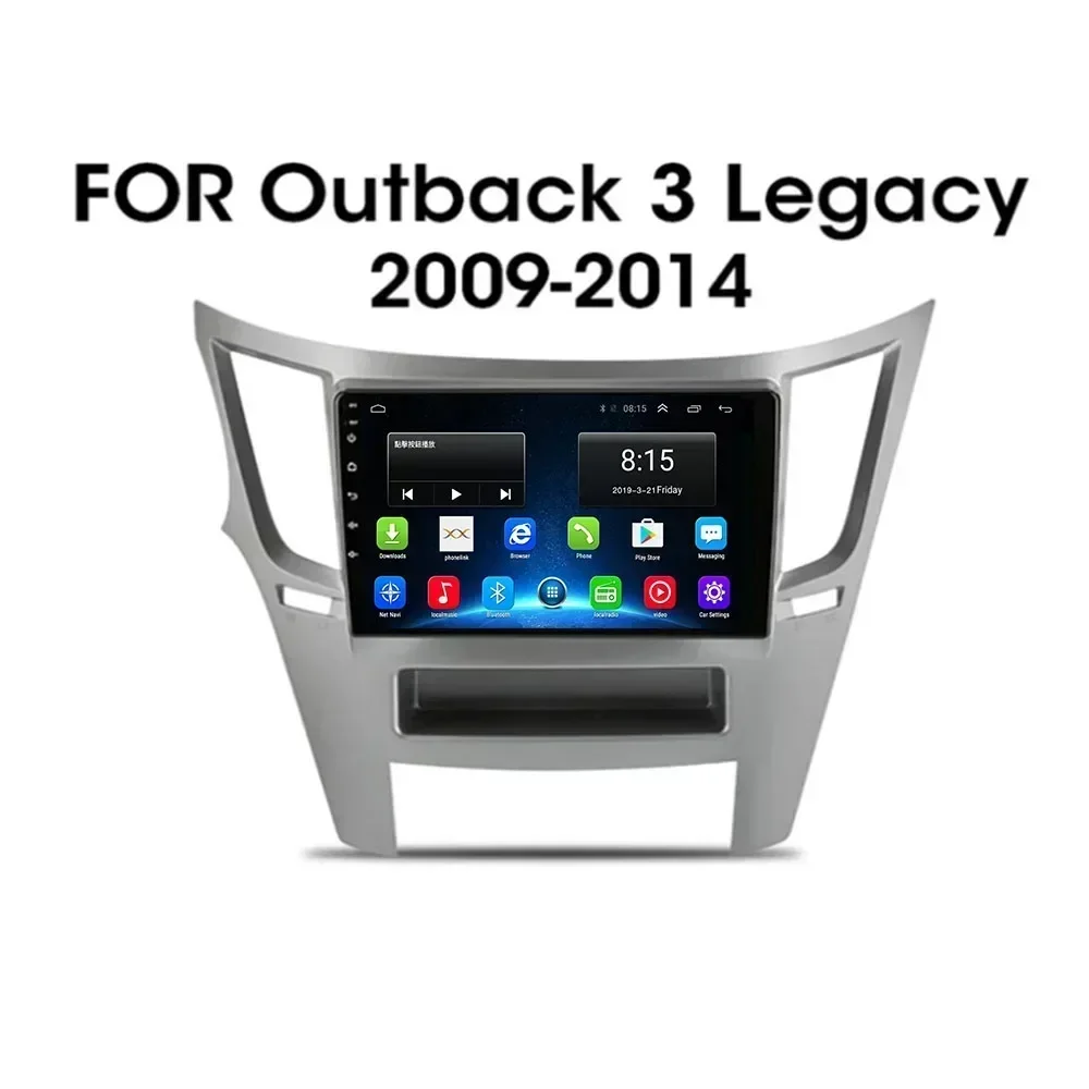 2 Din Android 13 Car Stereo Radio DVD GPS Multimedia Video Player 5G WiFi Camera DSP Carplay For Subaru Legacy Outback 2009-2014