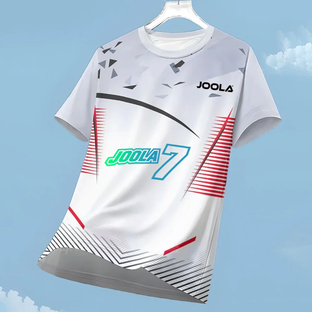 JOOLA 7 Printed Men's Sports T-shirt Quick drying Breathable Short Sleeve Running Fitness T-shirt