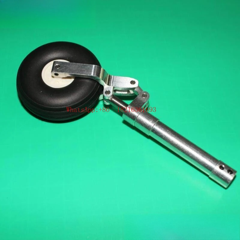 Single Wheel Kneeling Damping Shock-absorbing Landing Gear RC Aircraft Accessory 95 105 To 185 Millimeters