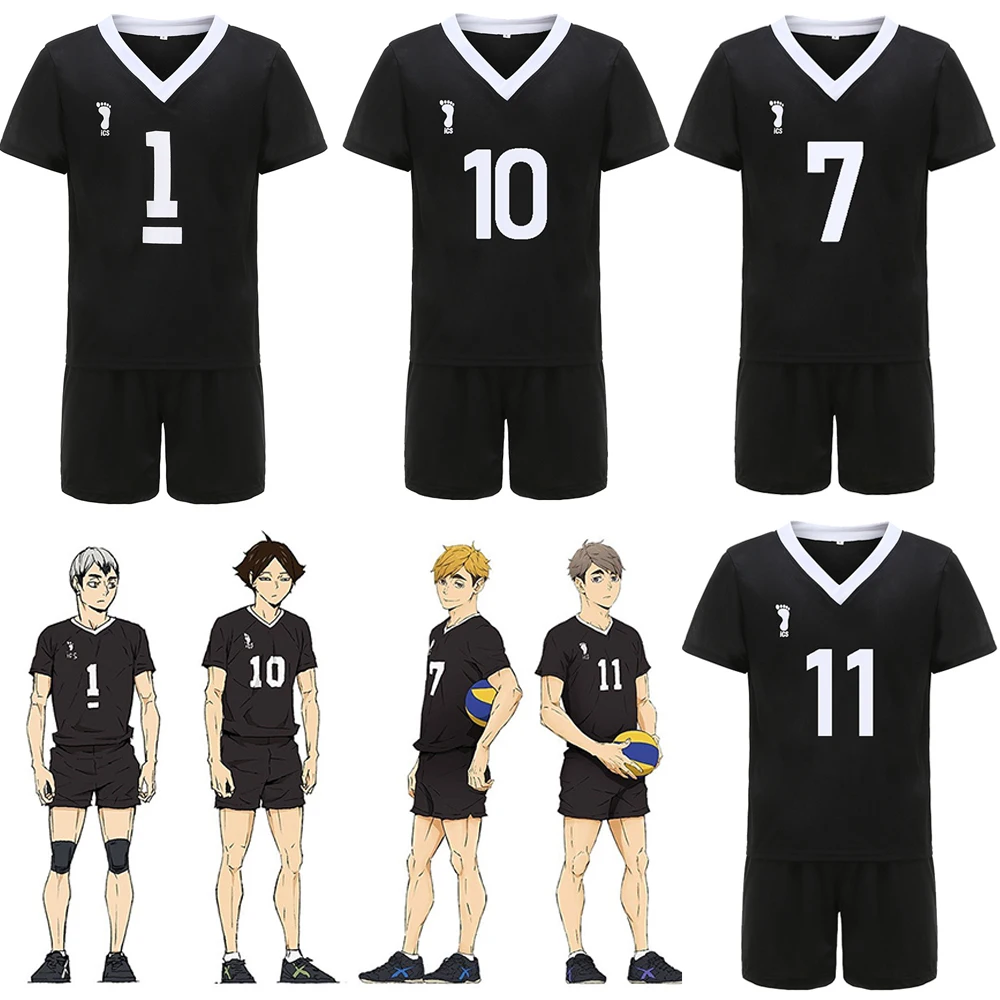 

Miya Atsumu cosplay Anime Haikyuu Miya Osamu Cosplay Costume Wig Jersey Rintaro Suna Sportswear School Volleyball Team Uniform