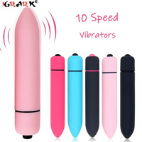 10 Speeds Mini Bullet Vibrator For Women Waterproof Clitoris Stimulator Vagina Massager Sex Toys For Female Masturbator Products