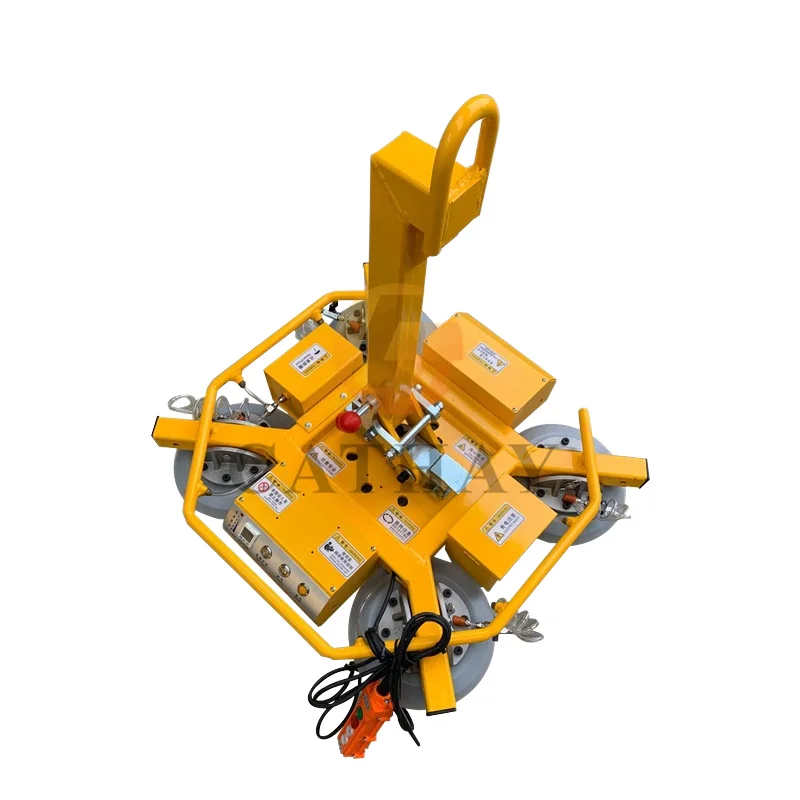 Electric Glass Suction Cup Suction Hoist Powerful Vacuum Lifting Tool for Door Window and Curtain Wall Glass Installation