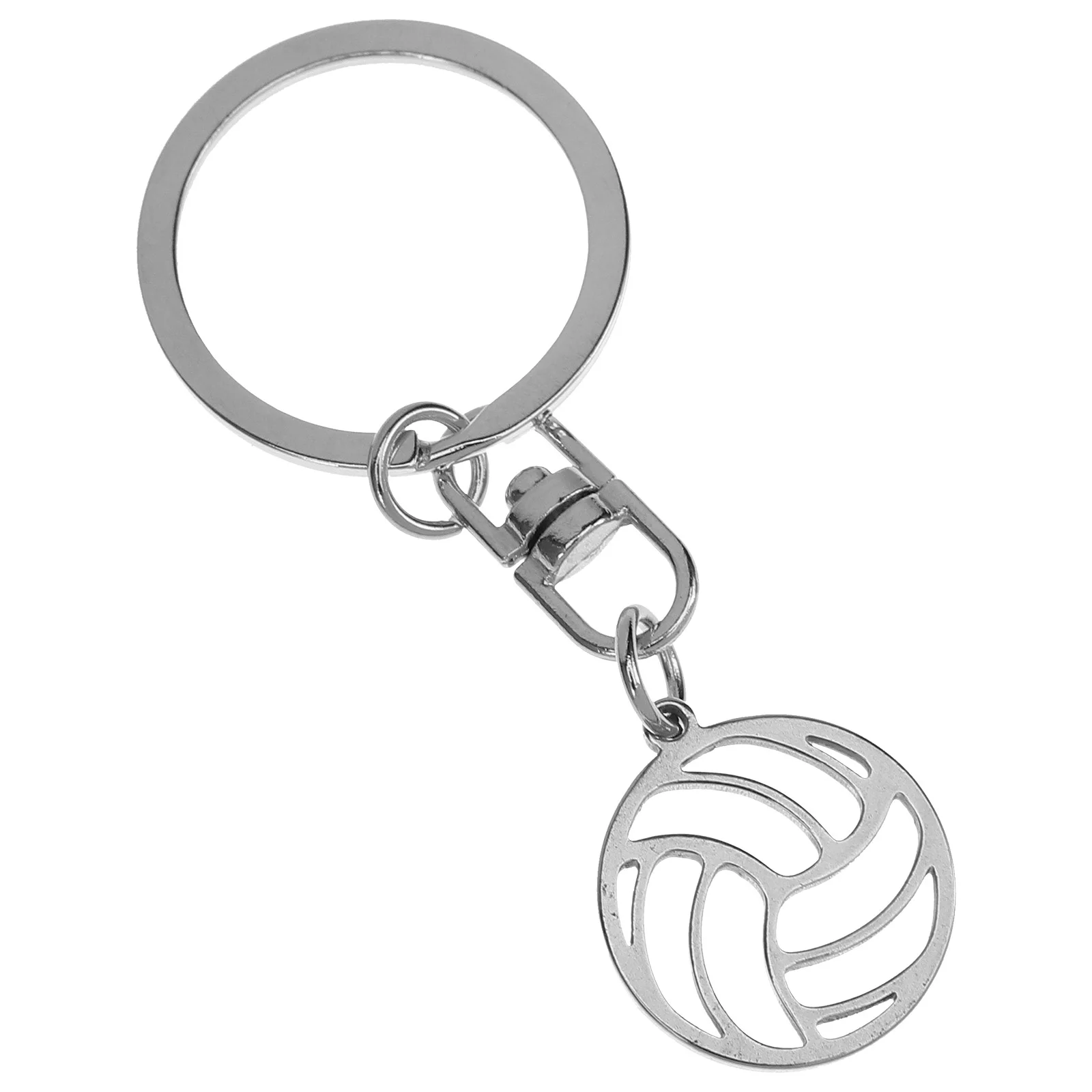 

Volleyball Keychain Party Favors Delicate Keyring Sports Exquisite Stainless Steel Bag Pendant Decoration