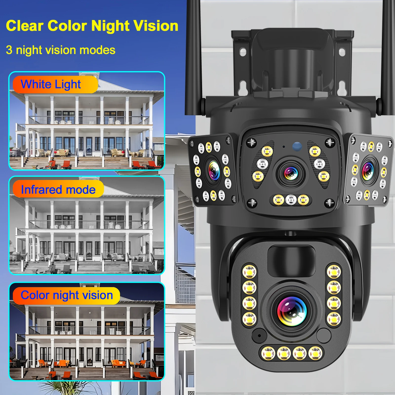 8MP 20X Zoom Ultra High Definition Outdoor Waterproof Auto Tracking Solar 4g Wireless Sim Cctv Camera 5
