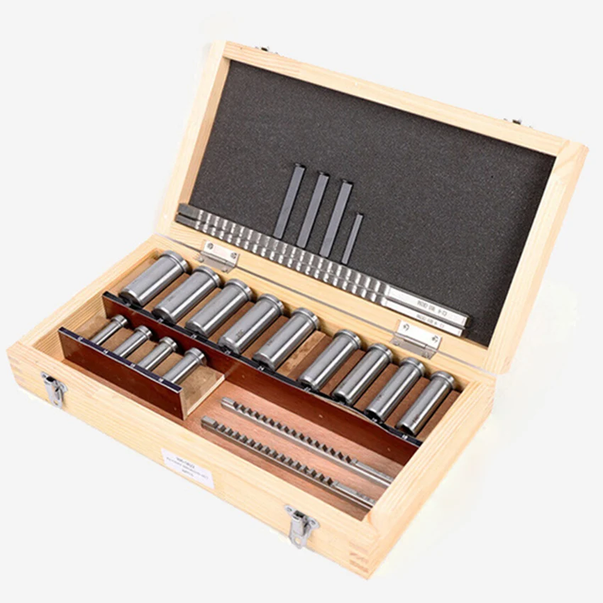 22pcs Keyway Broach Set  HSS Metric Keyway Cutting Tool Keyway Tool Knife For CNC Machine Groove Keyway Broach Broaches Set