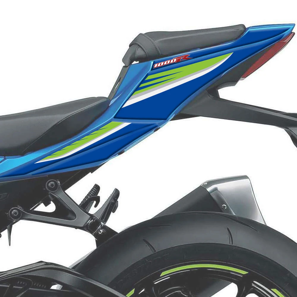 For Suzuki GSX-R 1000R GSXR 1000 R 2017 - 2023 3D Gel Rear Seat Sticker Motorcycle Fairing Paint Protection Decal