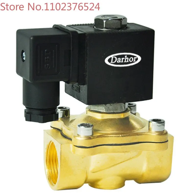 

Two position two way four way normally closed solenoid valve 2W direct acting water inlet valve Brass water solenoid valve 220v