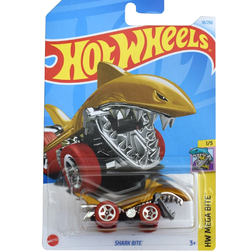 2024-18 Hot Wheels Cars SHARK BITE 1/64 Metal Die-cast Model Collection Toy Vehicles