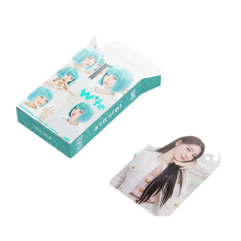 Imagem -05 - Kpop Gidle Novidades Song Esposa Photocards Miyeon Minnie Soyeon Único Cartões Lomo para Meninos e Meninas Presentes 92 Pcs por Caixa