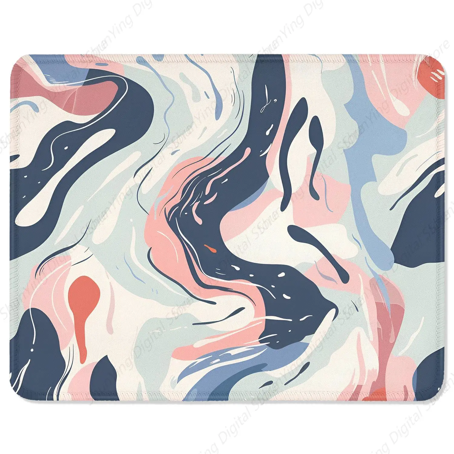 

Mouse Pad With Anti Slip Rubber Stitched Edges Suitable For Laptops Durable Mouse Pad With Artistic Style Patterns