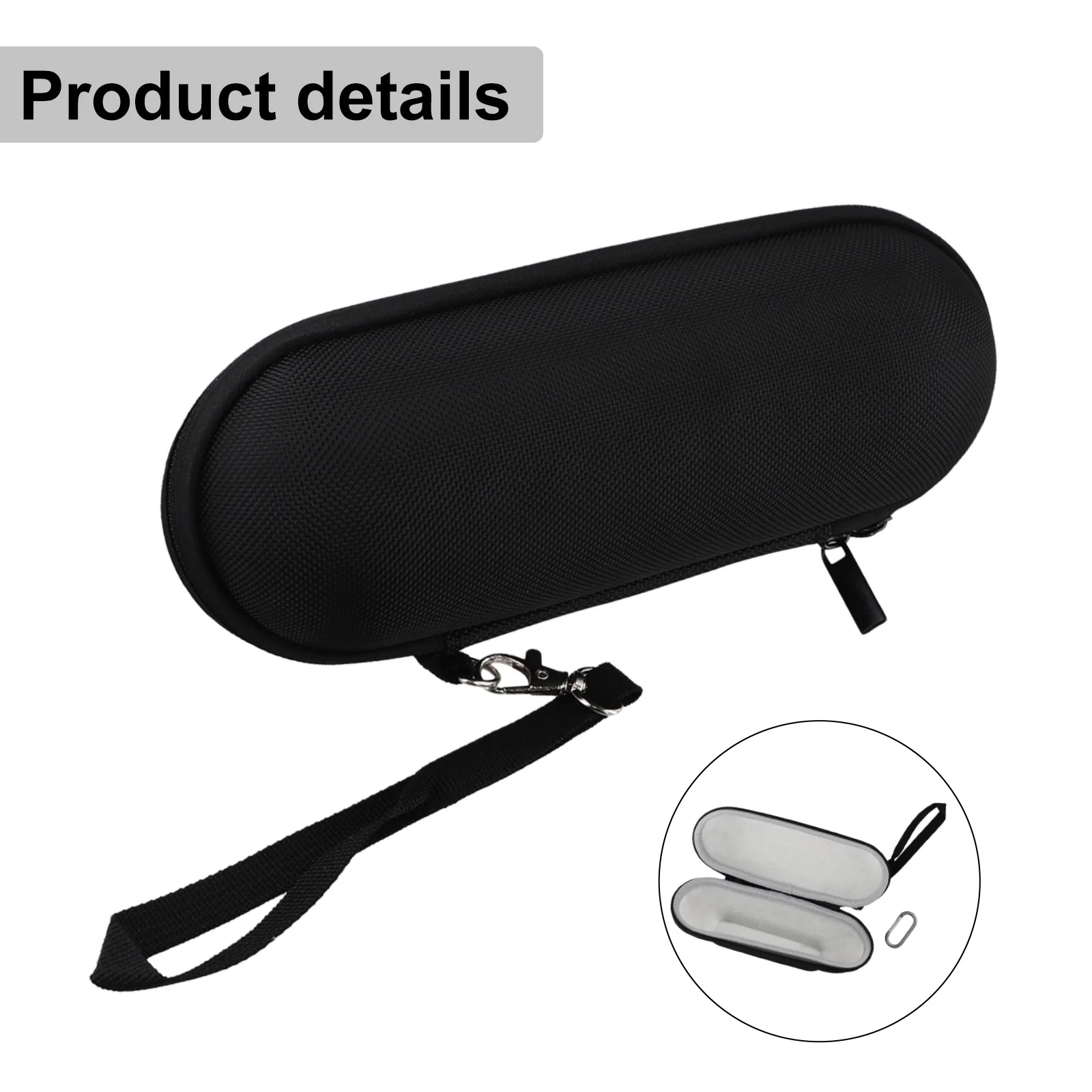 Shockproof Speaker Case 9.5*3.2*3.5in Wireless Speaker Case Easy Access Lightweight Design Shockproof Snug Fit