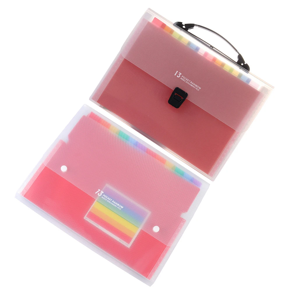 

2Pcs File Set able Multi Pocket A4 Document ganizer File Folder Portable Storage Folder Pp Material