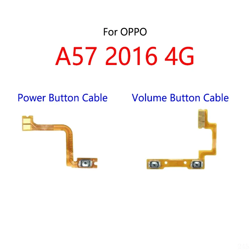 

5PCS/Lot For OPPO A57 A57M A57T 4G 2016 Power Button Switch Volume Mute Button On / Off Flex Cable