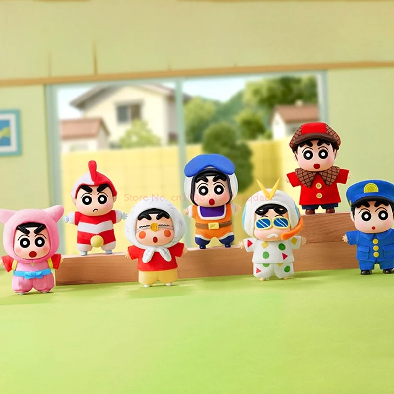 新品本物のクレヨンしんちゃんブラインドボックスおもちゃクラシックメモリーシリーズビニールぬいぐるみデザインフィギュアキーホルダーペンダント女の子のギフト