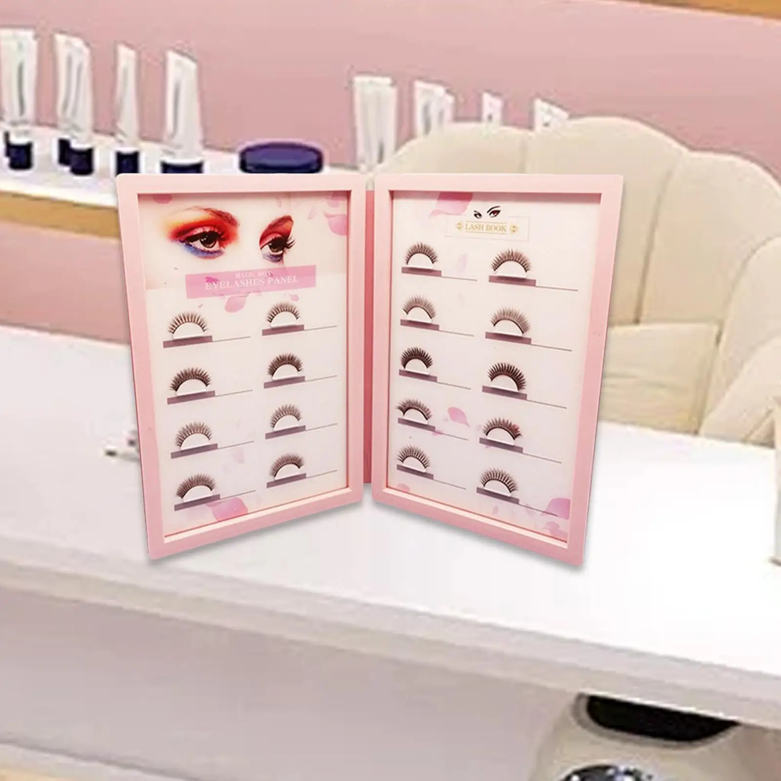 

False Lash Storage Book Empty Case for Beauty Salon Travel Retail Show