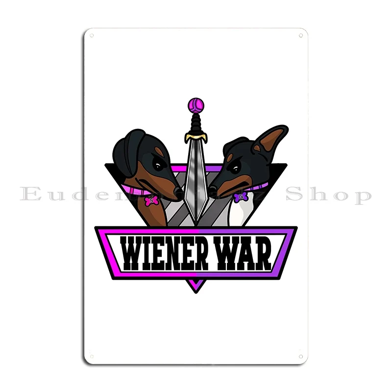 wiener war logo Metal Sign Decoration Club Designing printed Living Room Tin Sign Poster