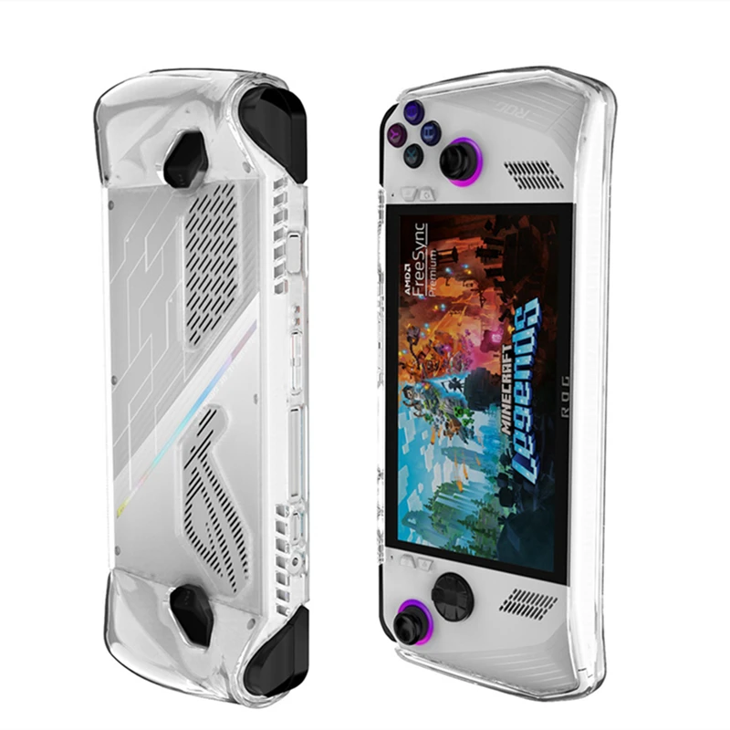 Coque de Protection Transparente en TPU Antichoc, Étui Souple Antidérapant pour Accessoires de Console Bali Rog Ally