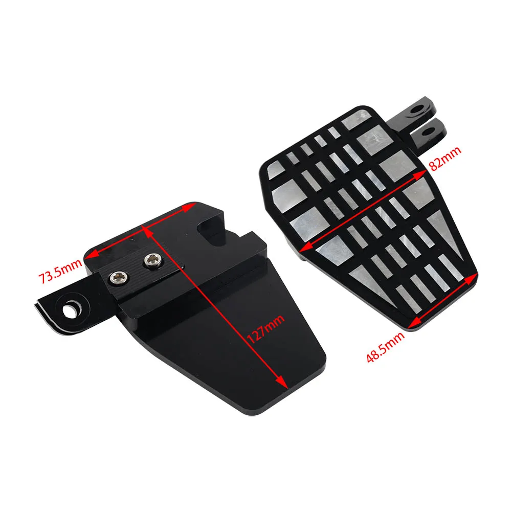 Motorcycle Front Driver Footrests Foot Pegs Wide Pedals Aluminum For Honda CMX1100 Rebel 1100 2021-2022