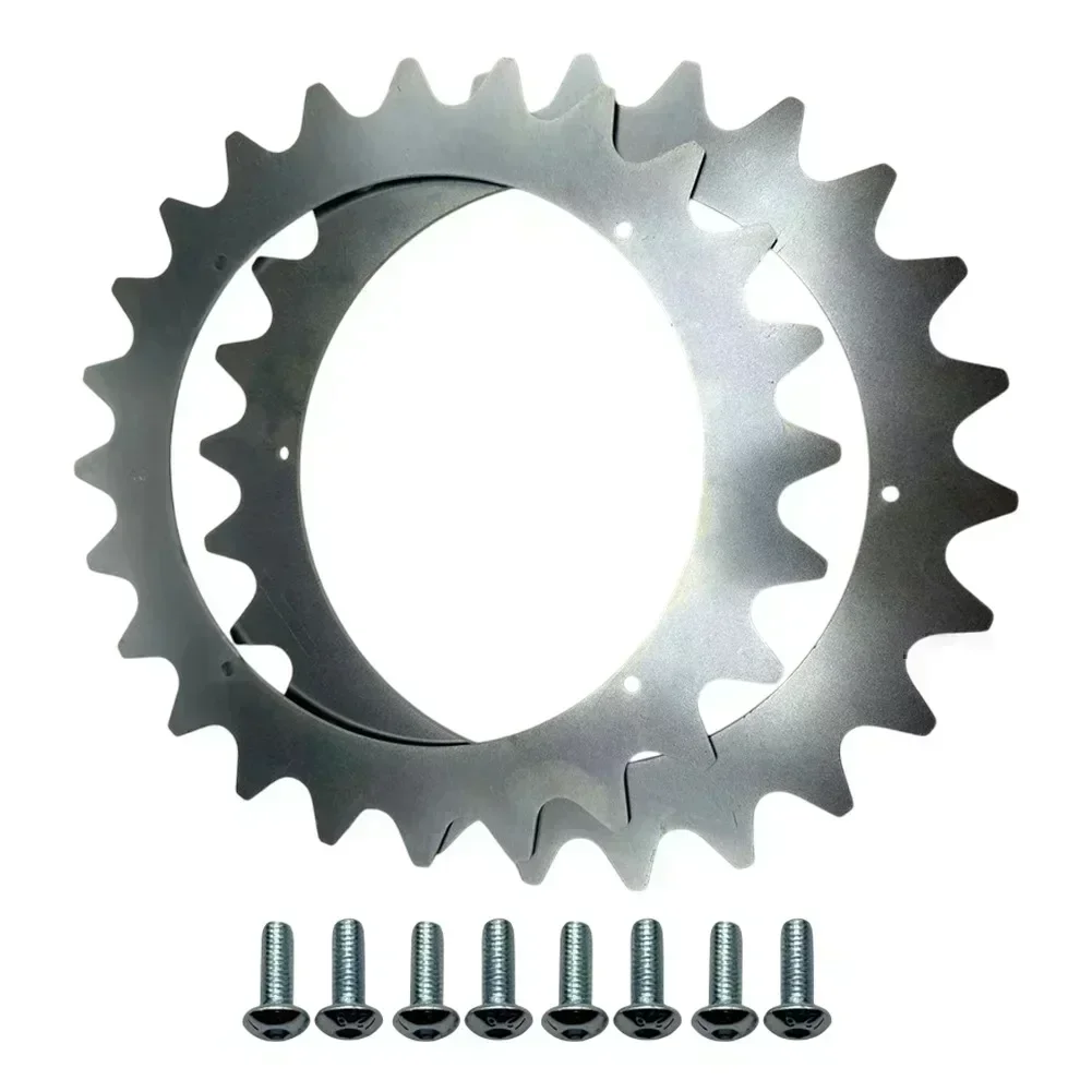 

Повышение производительности косилки с противоскользящим набором шипов для Mammotion Yuka 1500 и 2000, дизайн быстрой установки