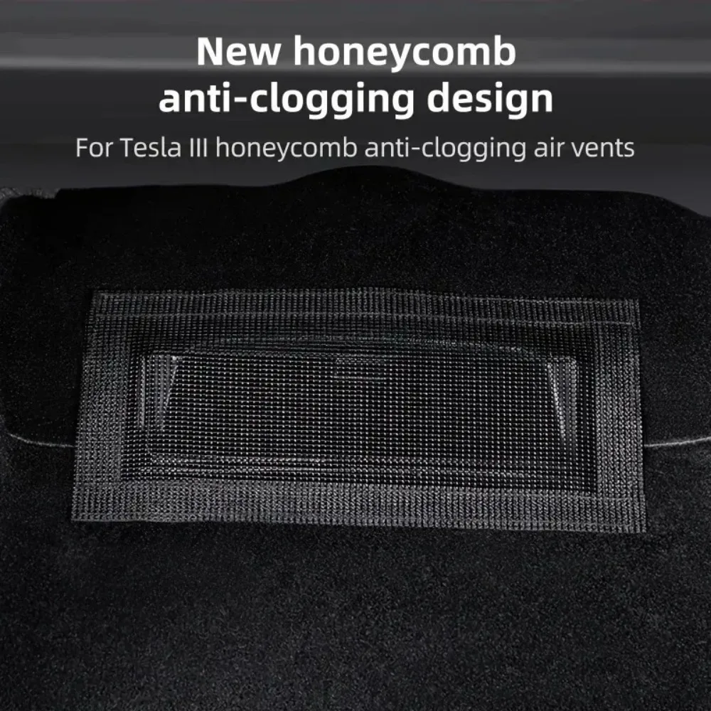 Air Vents Cover Under Seat Outlet Protector Anti-blocking Dust Mesh 2025-2021 Interior Accessor for For Model 3 Y Highland