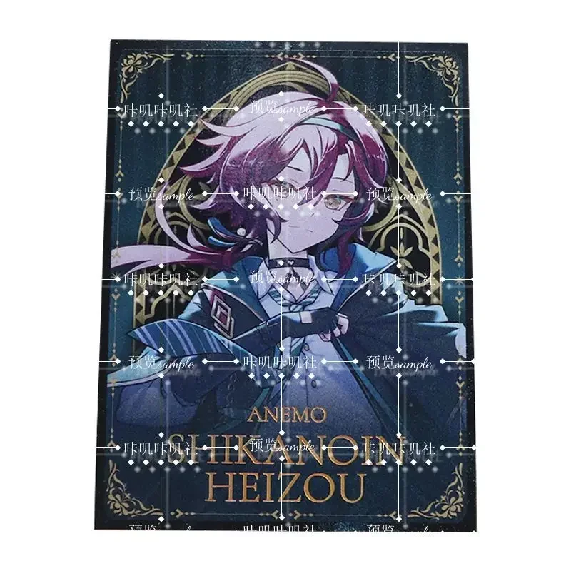 เกม Genshin Impact Shikanoin Heizou น่ารักอะคริลิครูปจอแสดงผล COSPLAY Badge ตั๋วเลเซอร์ Desktop Decor ของขวัญ