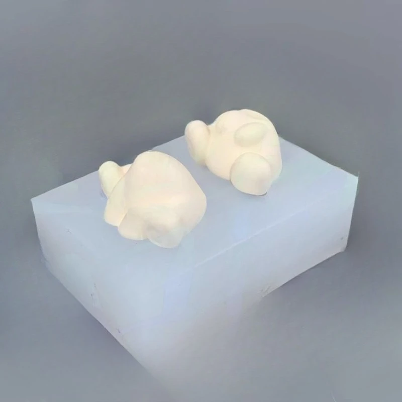 1.5cm/2cm Ceramic Body Silicone Model Handmade DIY Resin Clay Stone Plastic Clay Make Small Figurine Cartoon Dolls Silicone Mold view 6