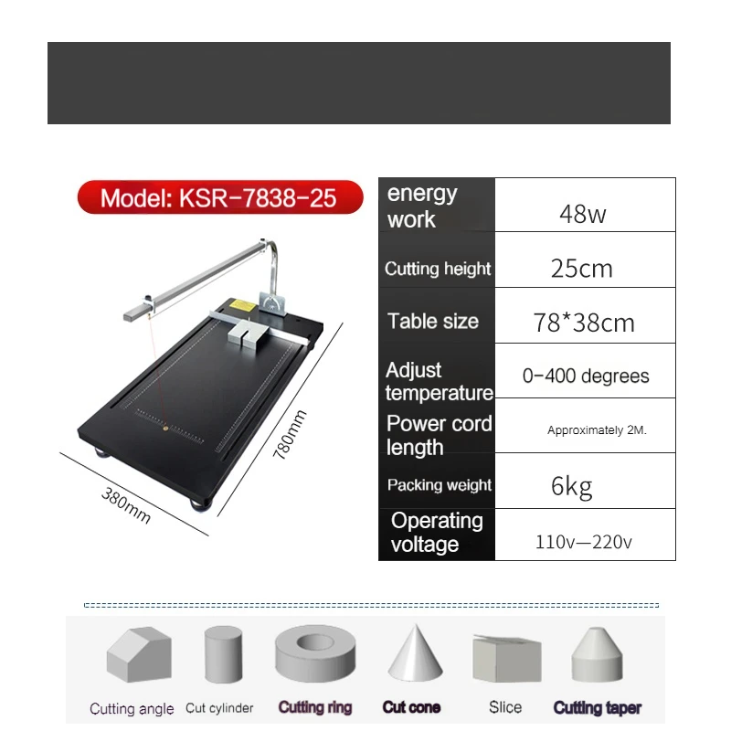 Imagem -03 - Máquina de Corte Quente do Isopor do Fio Ferramentas de Aquecimento Espuma Elétrica Placa do Poliestireno 220v 110v