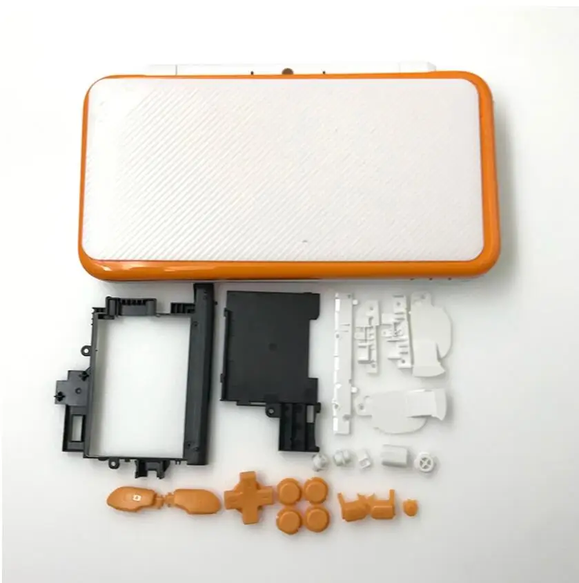 Brand NEW Per NEW2DSXL 2DSXL LL Sostituzione Alloggiamento Completo Borsette Caso Della Copertura Specchio LCD Obiettivo Anteriore per la NUOVA Console di Gioco 2DS XL LL