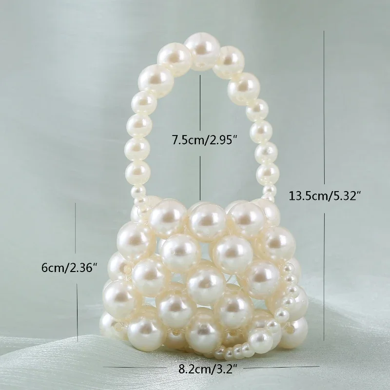 Cute Wallet Crossbody Bags for Baby Girls Coin Pouch Kawaii Kids Pearl Purses and Handbags Toddler Party Tote Hand Bag