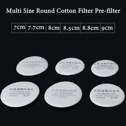 10pcs Multi Size Round Cotton Filter 3N11 Pre-Filter Dust Particulate For Respirator Mask Polishing Painting Work Safety