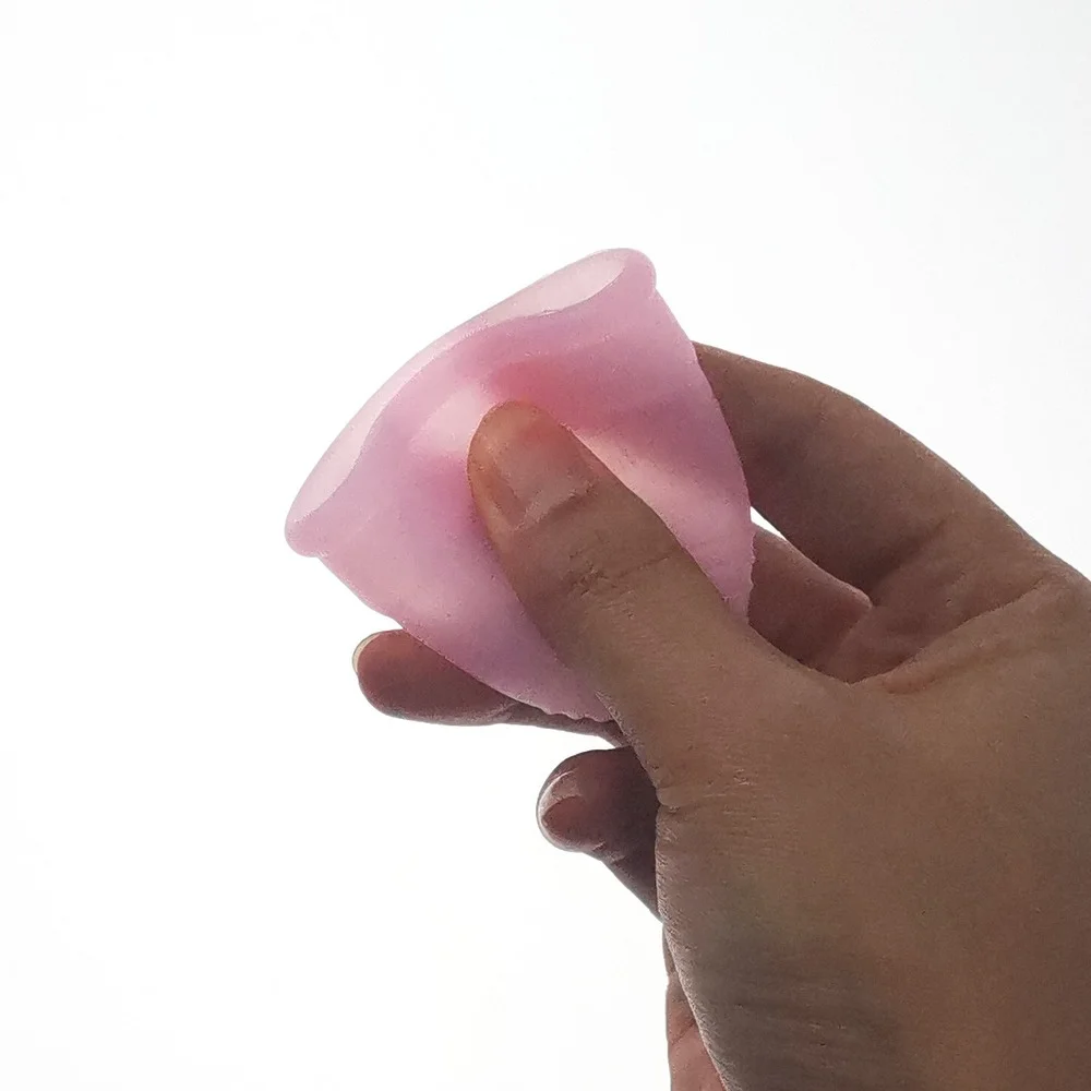 Coupe menstruelle en silicone au hasard, hygiène féminine, taille S, taille L