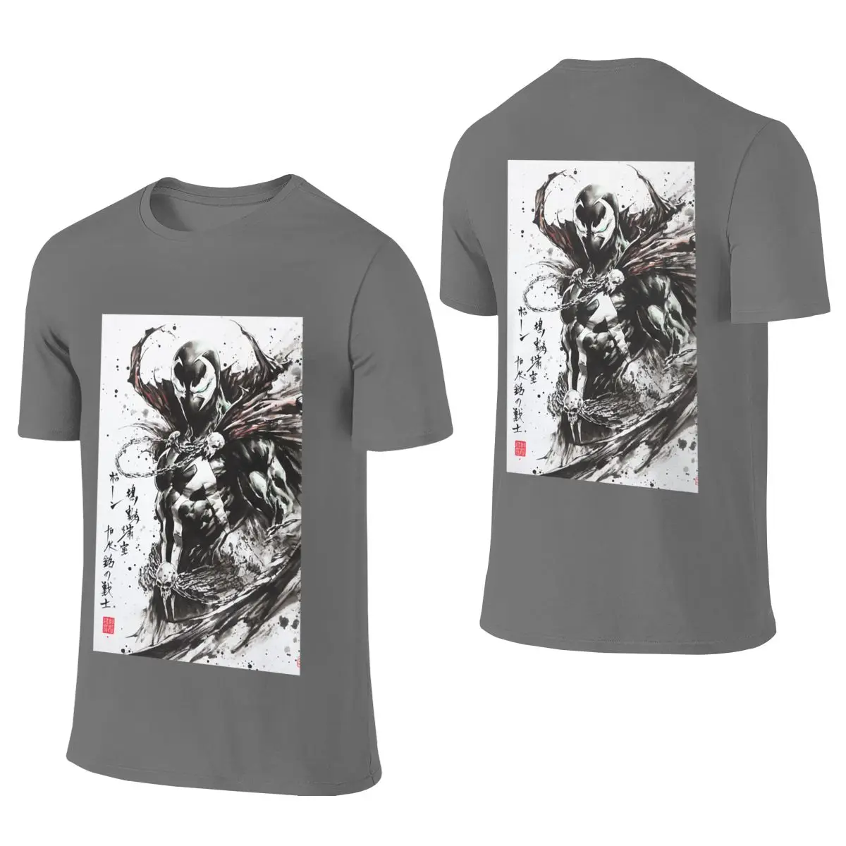 Spawn Sumi-e Nude Feeling Reversible T-shirt Niche Street Style High Cost-Performance Basic Tee