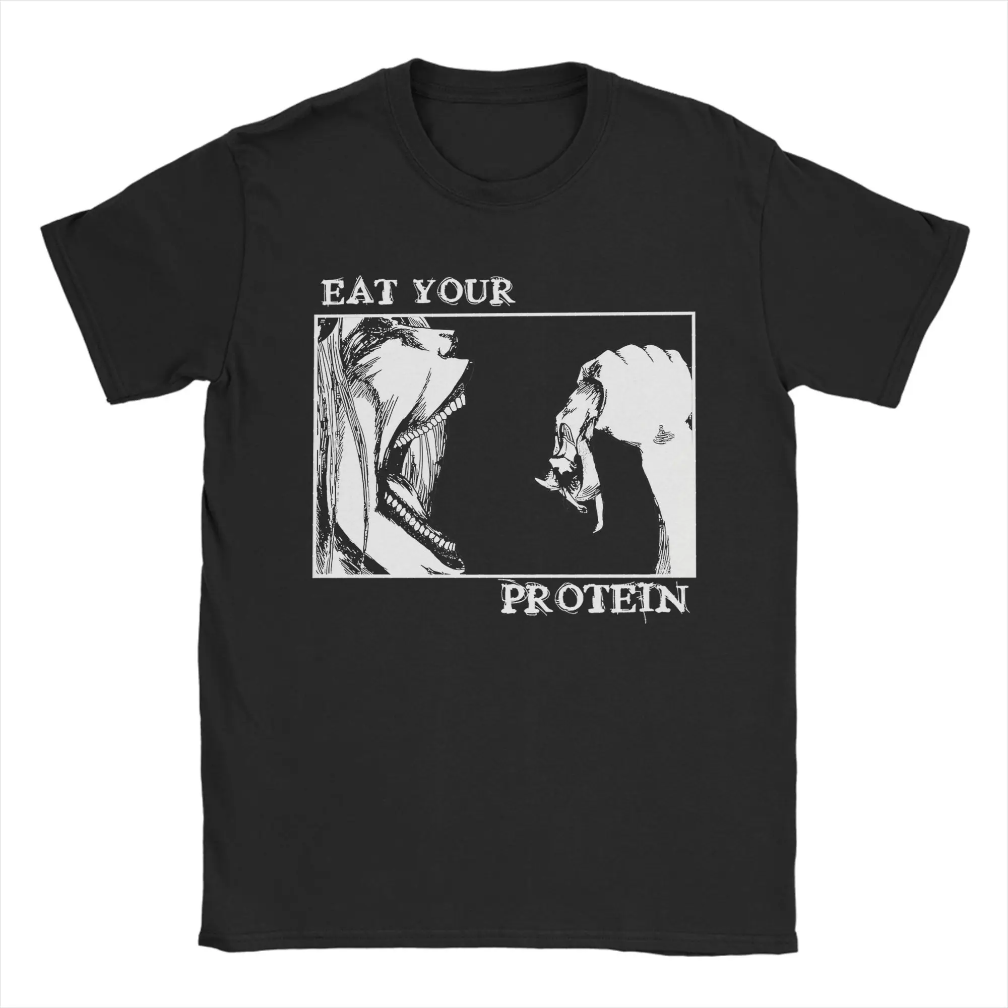 camisetas-masculinas-comer-sua-proteina-aot-eren-yeager-ataque-em-tita-hipster-100-algodao-camisetas-de-manga-curta-roupas-tamanho-grande