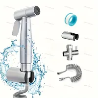 Toilet significant other washing machine spray gun set high pressure booster nozzle toilet spray gun 304 stainless steel