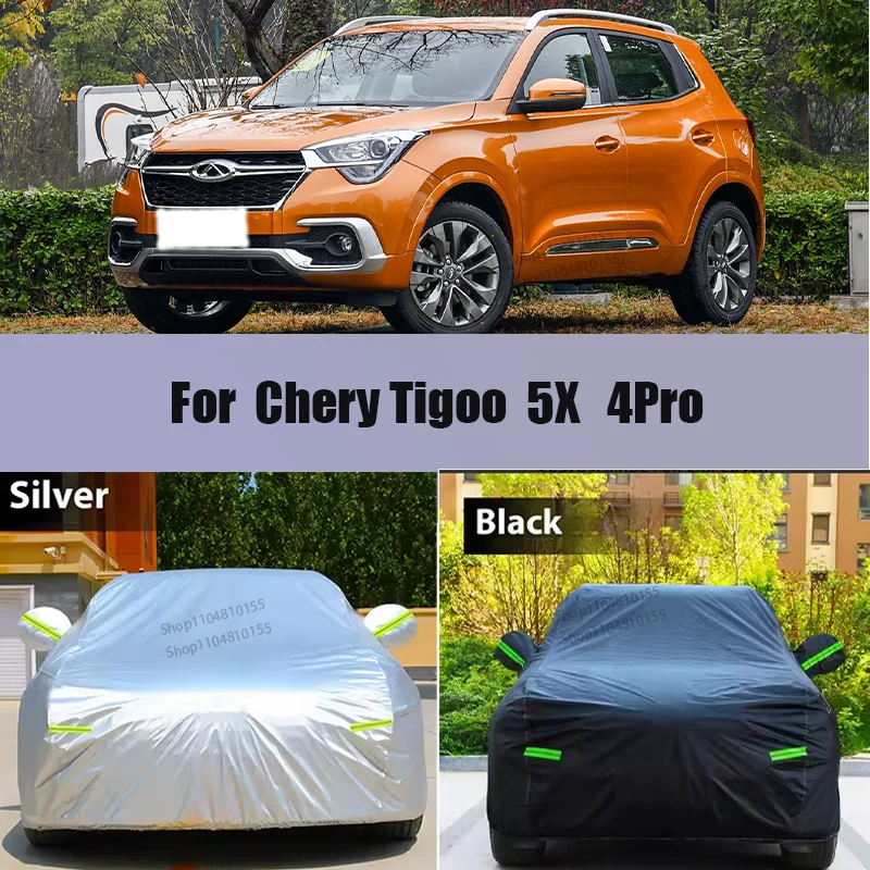 

For Chery Tigoo 4Pro 5X Full Car Covers Outdoor Sun uv protection Dust Snow Protective Anti Hail And Storm Auto Protective cover