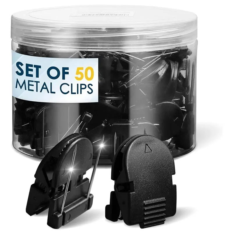 

Зажимы для офисных перегородок A13E-50 (50 шт.): крючки для организации рабочего пространства