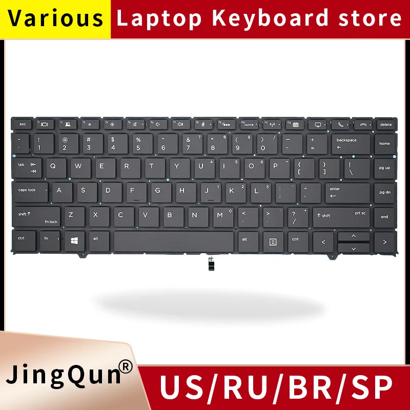 

Replacement US/RU Russian Keyboard For HP ZBook Studio x360 G5 Mobile Workstation ELITEBOOK 1050 G1 HSN-Q11C