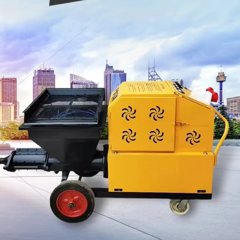 

Professional Electric Cement Plastering Machine Render Spray Pump for Wall and Ceiling with Continuous Feeding System