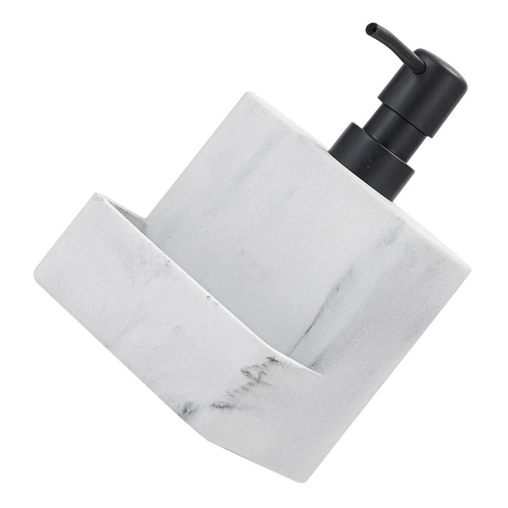 

Resin Soap Dispenser Bathroom Hand Lotion Pump Refillable Liquid Bottle Sponge Holder Dishwashing Shampoo